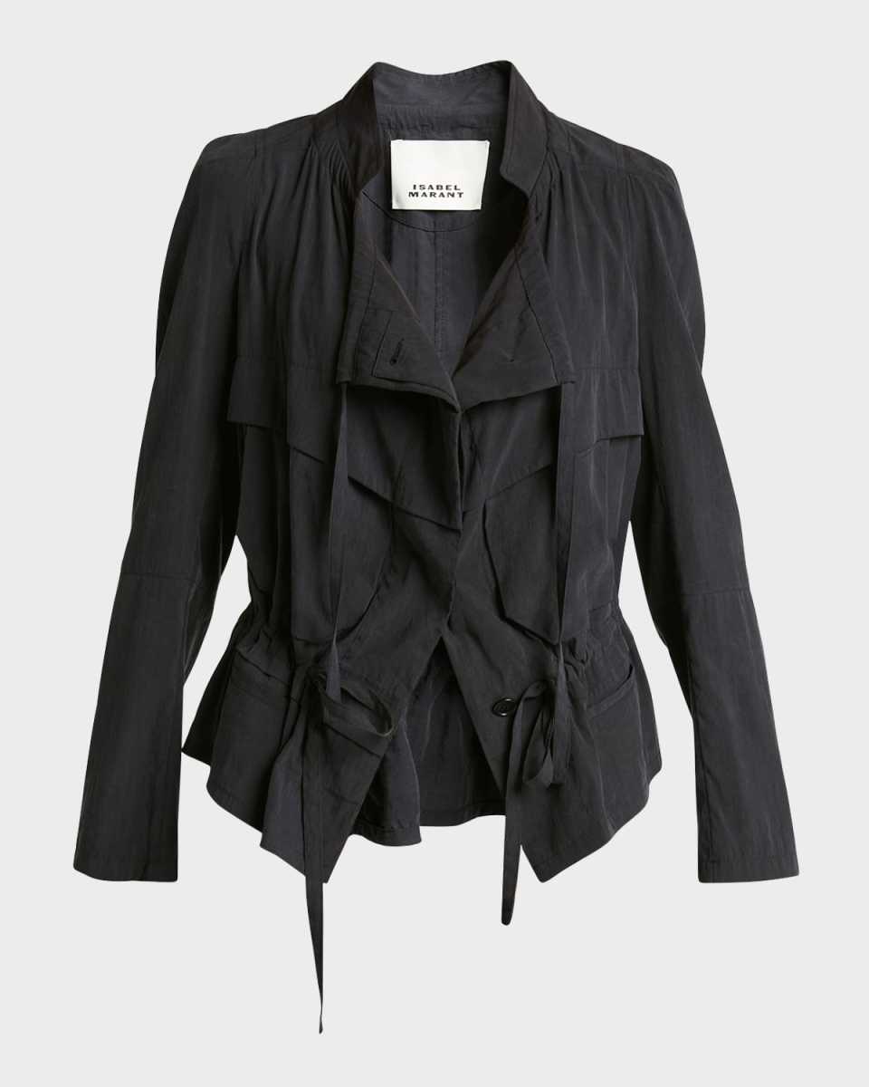 Nancy Cargo Top with Tie Detail